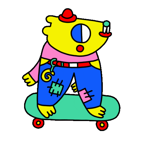 Skate Skateboarding Sticker by harasananas