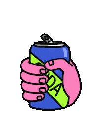 Drink Hand Sticker by Bianca Maradiaga