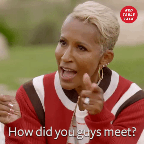 adrienne banfield-jones how did you guys meet GIF by Red Table Talk