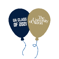 Ua Gozips Sticker by The University of Akron