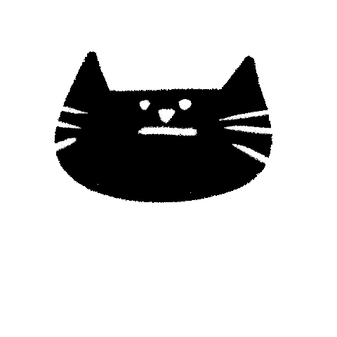 Girart giphyupload cat vampire black cat Sticker