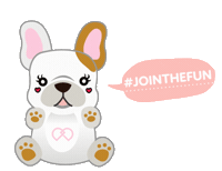 Dog Bulldog Sticker by Daleyza + Dalary