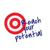 AXAOfficial goal success target potential Sticker