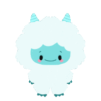 Yeti Sticker by Elen Lescoat