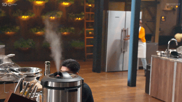 Steam Cook GIF by MasterChefAU