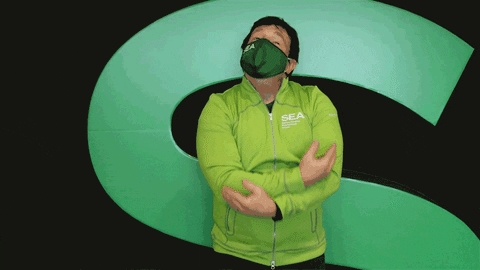 Chill Reaction GIF by Seattle-Tacoma International Airport