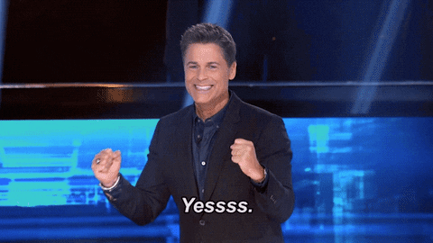rob lowe yes GIF by Mental Samurai