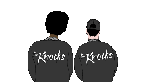 the knocks dance Sticker by Big Beat Records