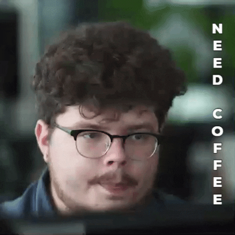 PrimalAgency giphygifmaker coffee work face GIF