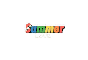 Summer Love Rainbow Sticker