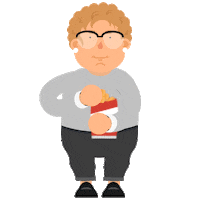 Potato Chips Food Sticker by getbaff