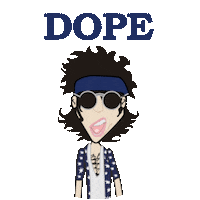 maayanselaart dope lp maayansela Sticker
