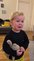Little Boy Gets Emotional Watching The Simpsons