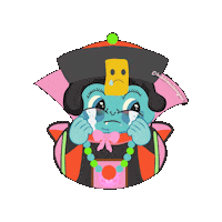 Sad Oh No Sticker