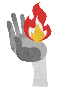 Fire Burning Sticker by markus_gull