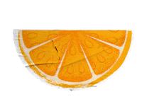 Orange Fruit Sticker by Extrafruti