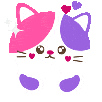 Cat Heart Sticker
