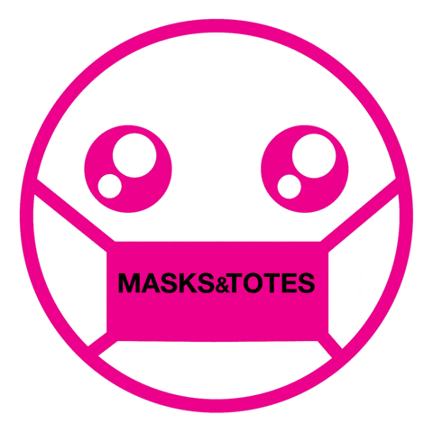 masksandtotes smile rainbow face pride GIF