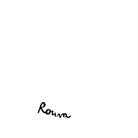 Rouvamusta Sticker by Piirre