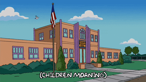 Season 20 School GIF by The Simpsons