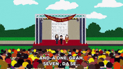 crowd stage GIF by South Park 