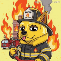 This Is Fine Uh Oh GIF by Doge Pound