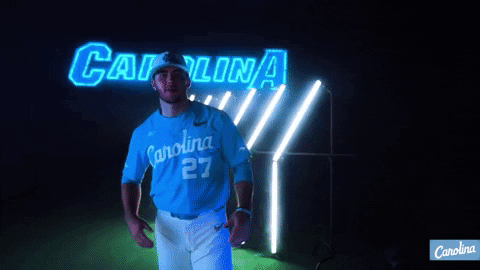 North Carolina Baseball GIF by UNC Tar Heels