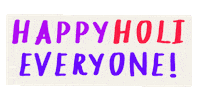 Holi Festival Indian Sticker by Sonamm