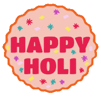 Holi Festival Indian Sticker by Sonamm