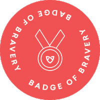 Brave Sticker by Bond Vet