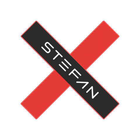 Orange X Sticker by Stefan Fashion