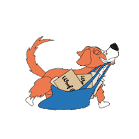 Dog Sticker by Woof Pack