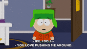 talking kyle broflovski GIF by South Park 