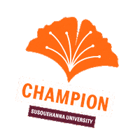 River Hawks Champion Sticker by Susquehanna University