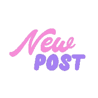 Construindouniversos new newpost rosa novo post Sticker