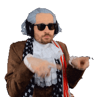 Founding Father Spinning Sticker