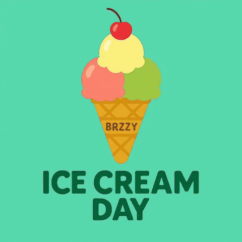 Ice Cream Download GIF by Brzzy
