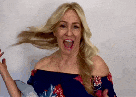 Happy Woman GIF by Vikki Downey