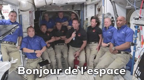 International Space Station Hello GIF by European Space Agency - ESA