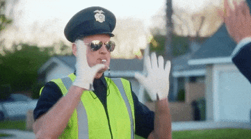 high five crossing guard GIF by Brett Eldredge