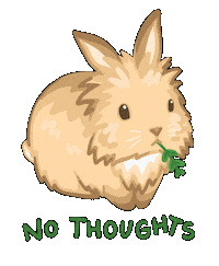 Bunny Munching Sticker