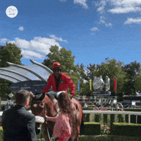 Frankie Dettori Jump GIF by World Horse Racing