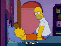 Sad Season 4 GIF by The Simpsons