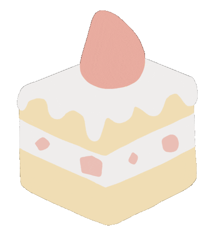 Cake Strawberry Sticker