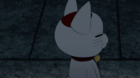 Toxicfaiiry eating dandadan anime cat turbo granny GIF