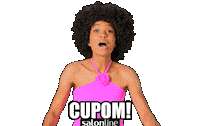 Cacheada Cupom Sticker by Salon Line