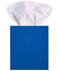 Kleenex hands soft nose tear Sticker
