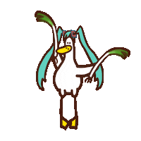 Dance Celebrating Sticker