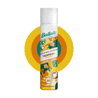 batiste_es green hair yellow orange Sticker