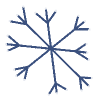Snow Snowflake Sticker by MRCPL